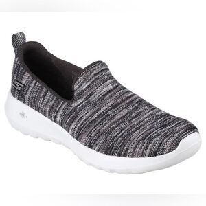 Skechers GOwalk Knit Sneakers Women’s 7 Black Comfort Lightweight Slip-On Sporty